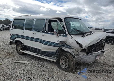 1990 Dodge Ram Van B150 z USA, uszkodzony, nr VIN 2B6FB11X9LK735511